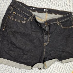 Women's plus denim shorts